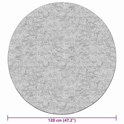 Teppich Waschbar Grau φ120 cm Rutschfest