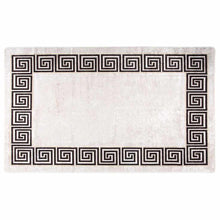 Teppich Waschbar 120x180 cm Hellbeige Rutschfest