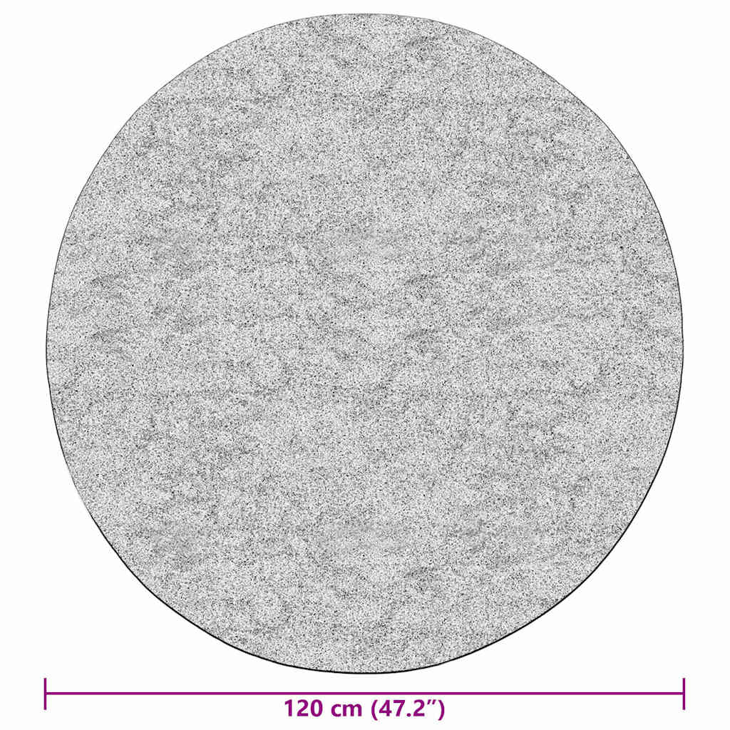 Teppich Waschbar Patchwork Mehrfarbig φ120 cm Rutschfest