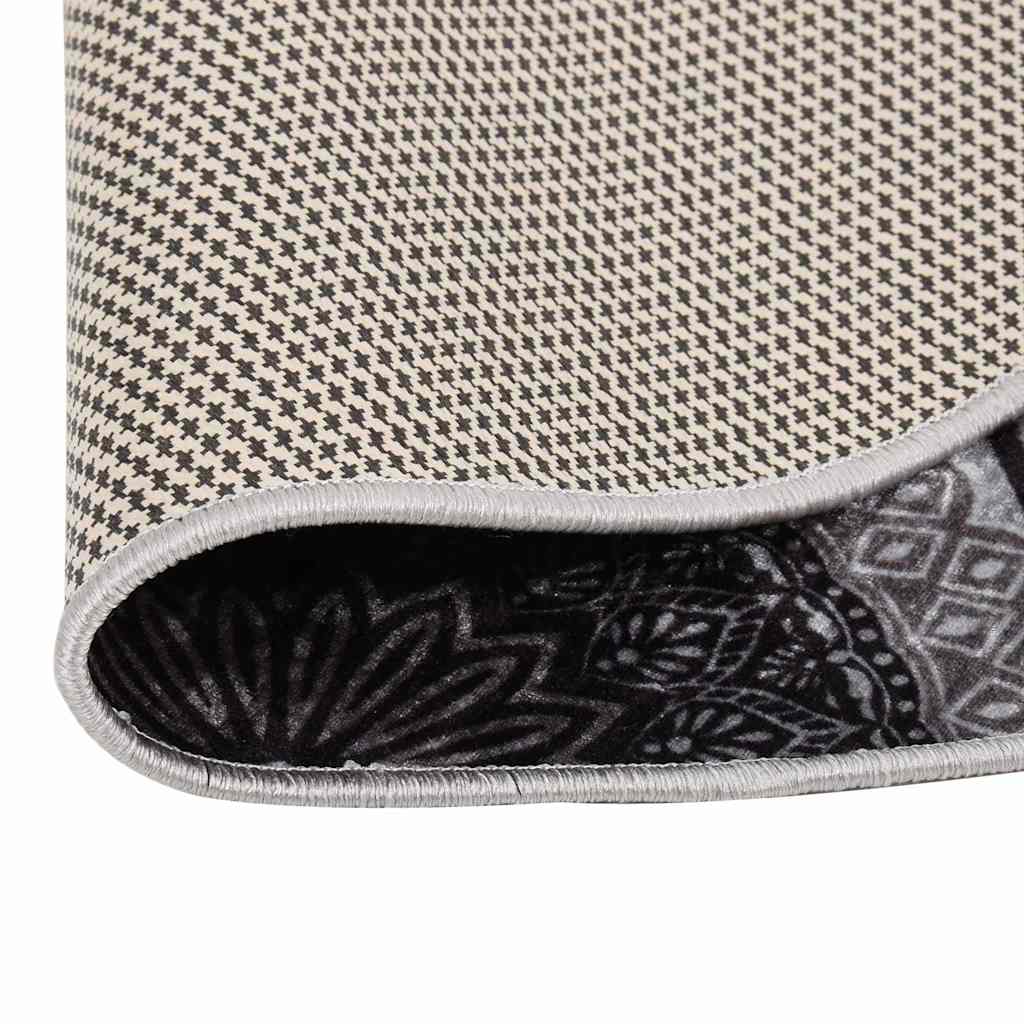 Teppich Waschbar Mehrfarbig φ120 cm Rutschfest