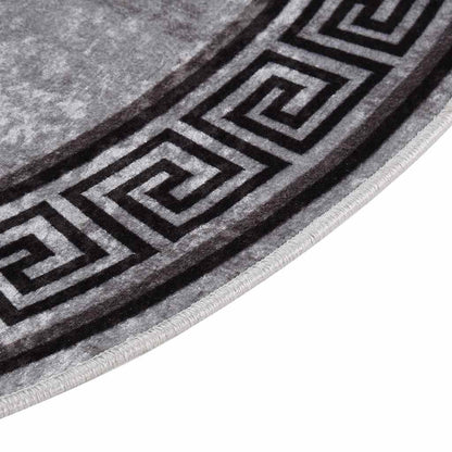 Teppich Waschbar Mehrfarbig φ120 cm Rutschfest