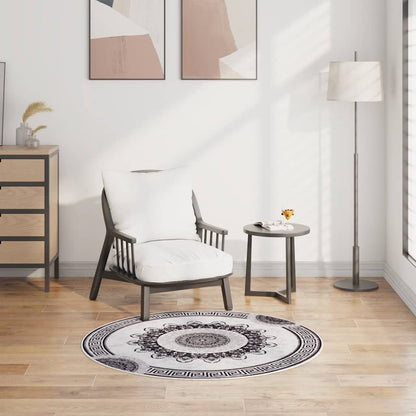 Teppich Waschbar Mehrfarbig φ120 cm Rutschfest