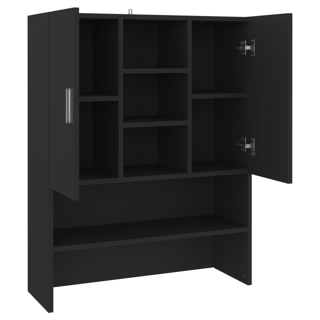 Waschmaschinenschrank Schwarz