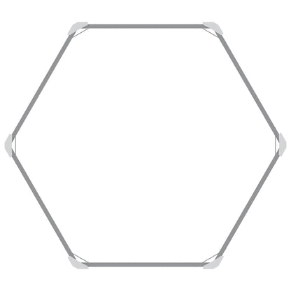 Garten-Hochbeet 129x45 cm Verzinkter Stahl Silber