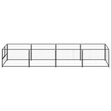 Hundezwinger Schwarz 4 m² Stahl