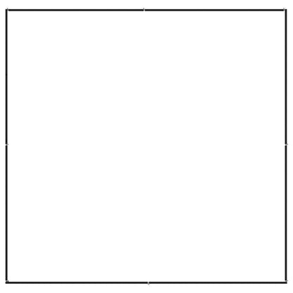 Hundezwinger Schwarz 4 m² Stahl