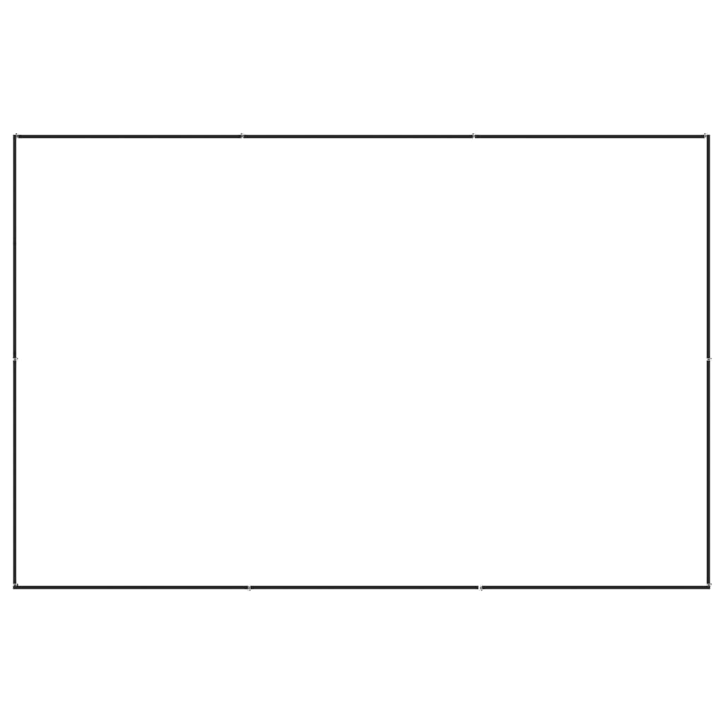 Hundezwinger Schwarz 6 m² Stahl