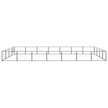 Hundezwinger Schwarz 28 m² Stahl