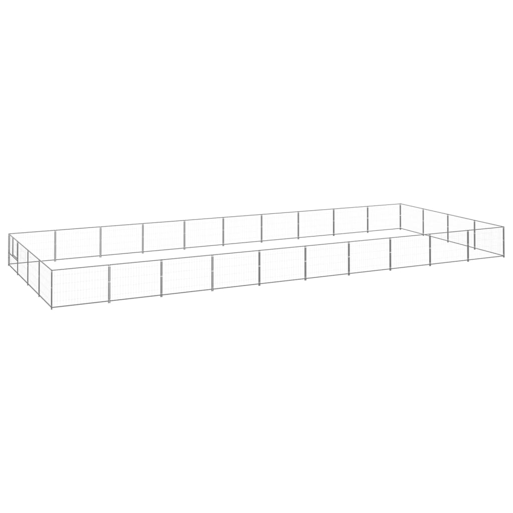 Hundezwinger Silbern 40 m² Stahl