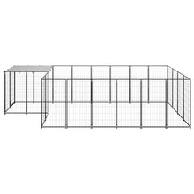 Hundezwinger Schwarz 8,47 m² Stahl