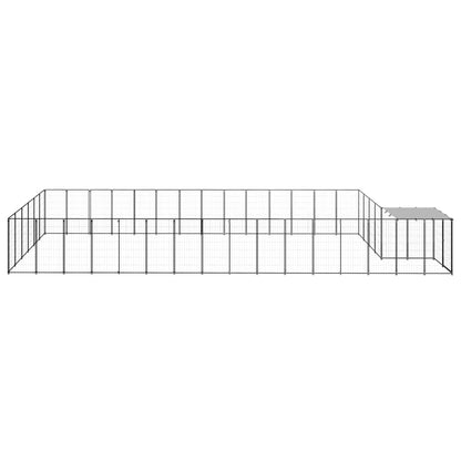 Hundezwinger Schwarz 26,62 m² Stahl