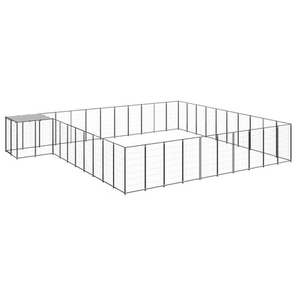 Hundezwinger Schwarz 31,46 m² Stahl