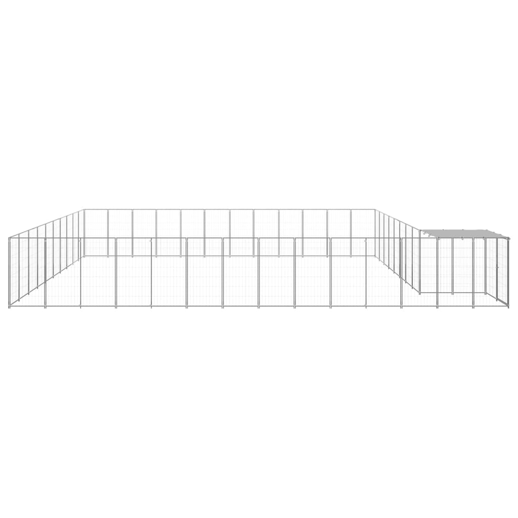 Hundezwinger Silbern 37,51 m² Stahl