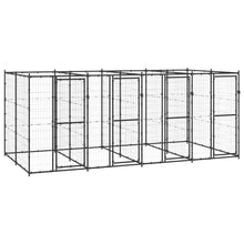 Outdoor-Hundezwinger Stahl 9,68 m²