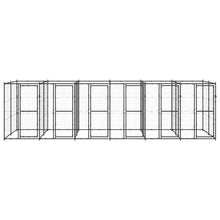 Outdoor-Hundezwinger Stahl 14,52 m²