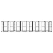 Outdoor-Hundezwinger Stahl 19,36 m²