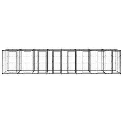 Outdoor-Hundezwinger Stahl 19,36 m²