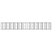 Outdoor-Hundezwinger Stahl 29,04 m²