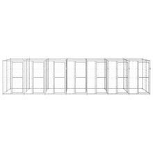 Outdoor-Hundezwinger Verzinkter Stahl 16,94 m²