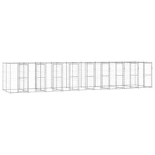 Outdoor-Hundezwinger Verzinkter Stahl 21,78 m²