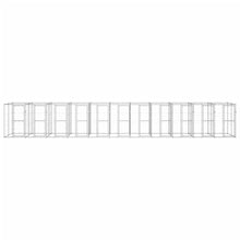 Outdoor-Hundezwinger Verzinkter Stahl 26,62 m²