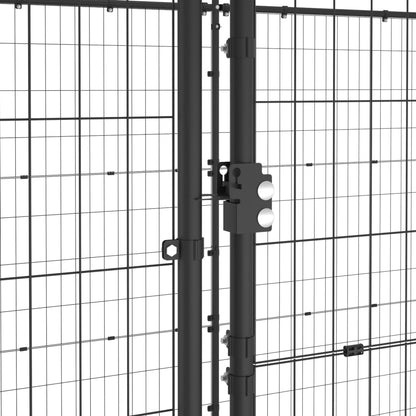 Outdoor-Hundezwinger Stahl 12,1 m²