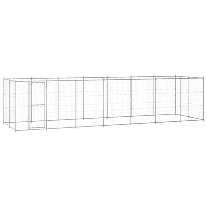 Outdoor-Hundezwinger Verzinkter Stahl 16,94 m²