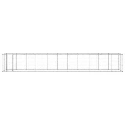 Outdoor-Hundezwinger Verzinkter Stahl 26,62 m²