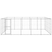 Outdoor-Hundezwinger Verzinkter Stahl 24,2 m²