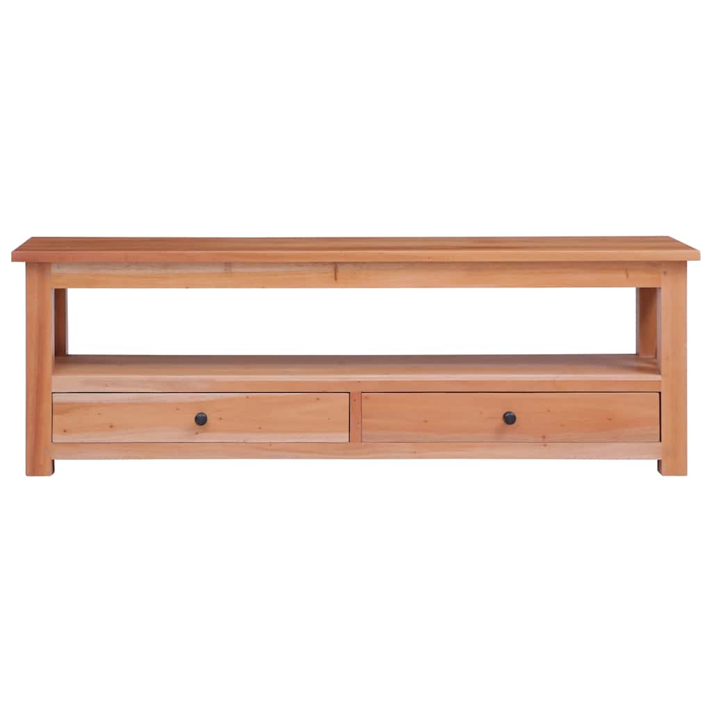 TV-Schrank 115x30x40 cm Massivholz Mahagoni