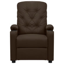 Massagesessel Braun Kunstleder