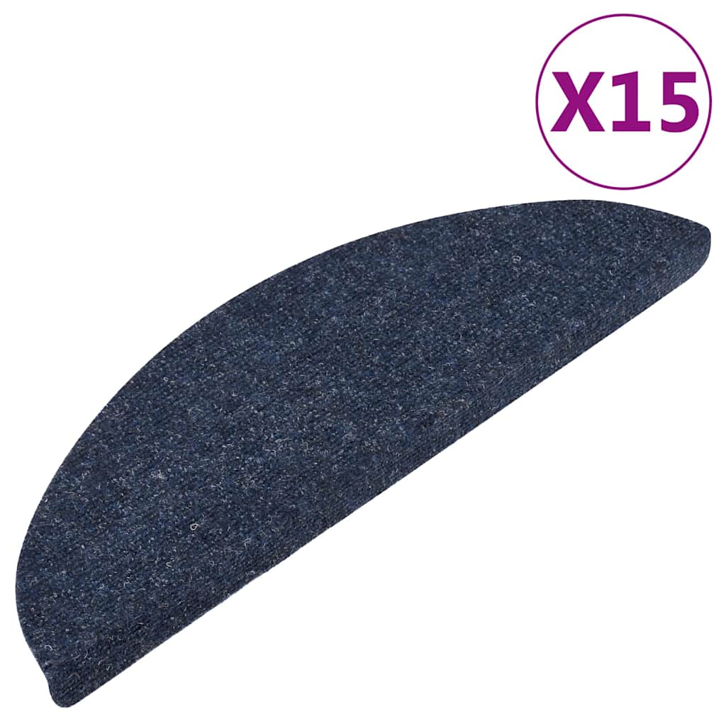 Stufenmatten Selbstklebend 15 Stk. 56x17x3 cm Blau