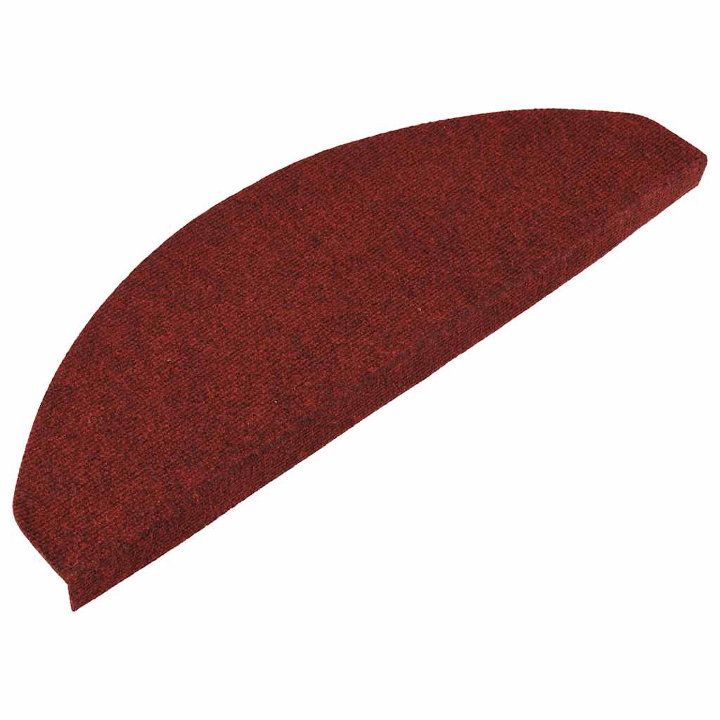 Stufenmatten Selbstklebend 15 Stk. 65x22,5x3,5 cm Rot