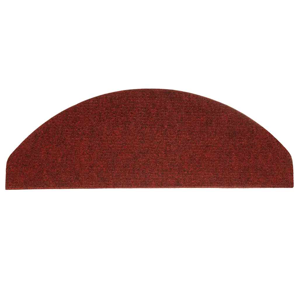 Stufenmatten Selbstklebend 15 Stk. 65x22,5x3,5 cm Rot
