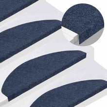 Stufenmatten Selbstklebend 15 Stk. 65x22,5x3,5 cm Blau