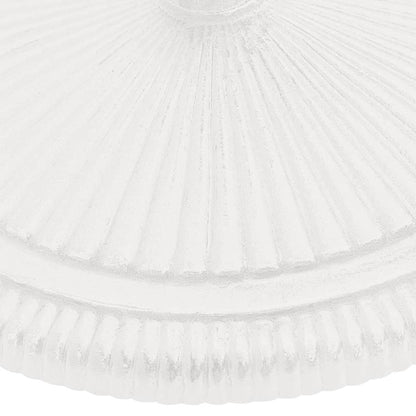 Sonnenschirmständer Weiß 45x45x30 cm Gusseisen