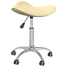 Bürostuhl Creme Kunstleder