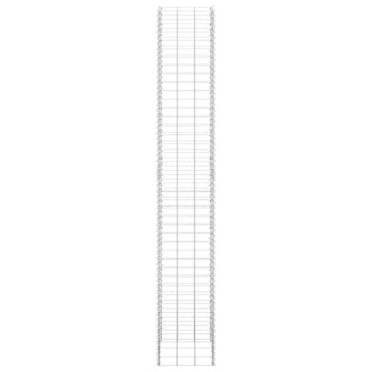 Gabionen-Hochbeete 3 Stk. 30x30x200 cm Eisen
