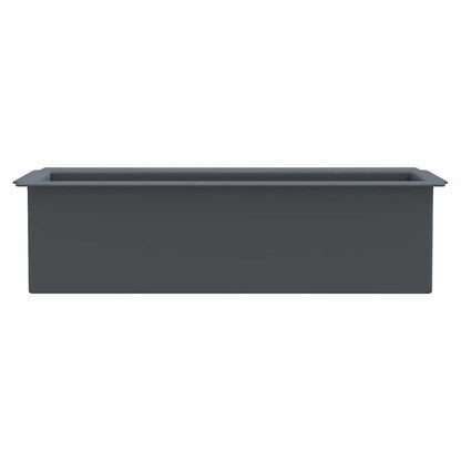 Pflanzkasten für Europaletten 12 Stk. Grau 36x13,5x9,5 cm PP