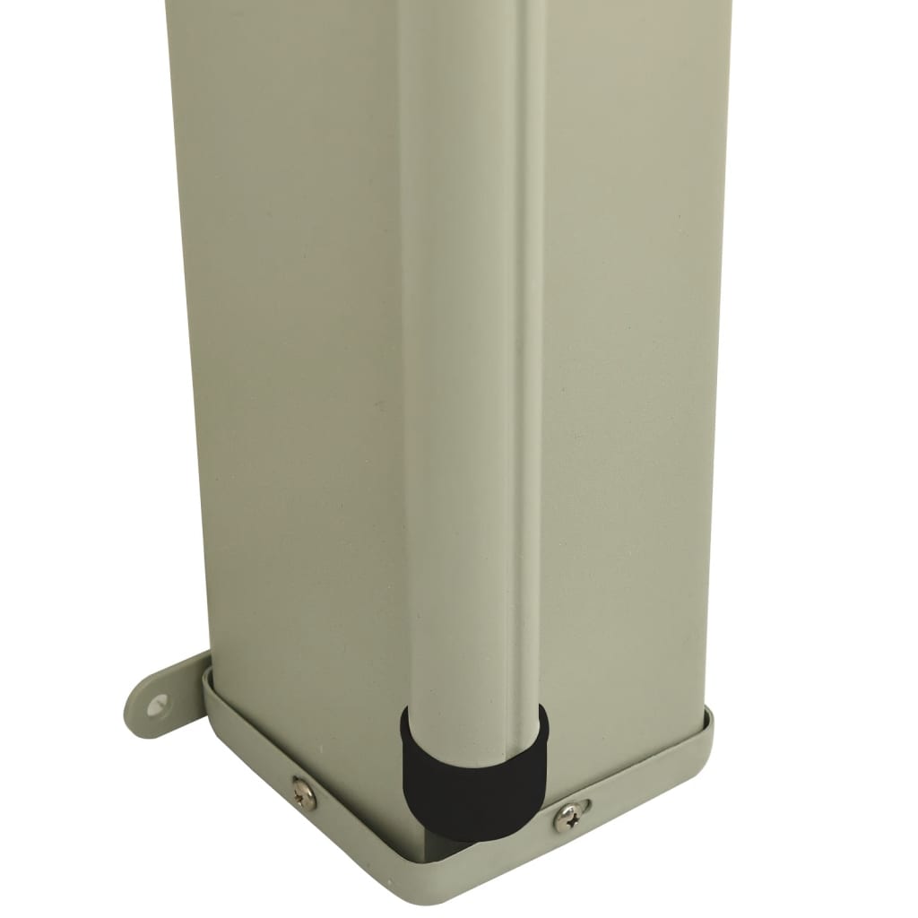 Seitenmarkise Ausziehbar 140x300 cm Schwarz