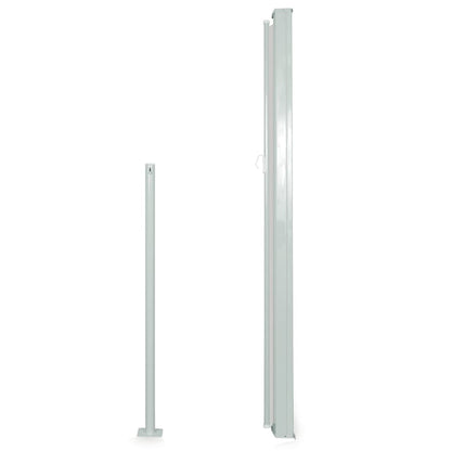 Seitenmarkise Ausziehbar 160x300 cm Schwarz