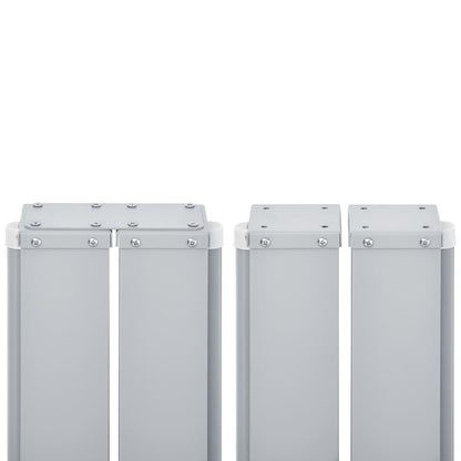 Seitenmarkise Ausziehbar Rot 140x600 cm