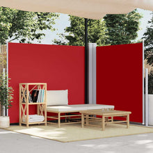 Seitenmarkise Ausziehbar Rot 180x600 cm