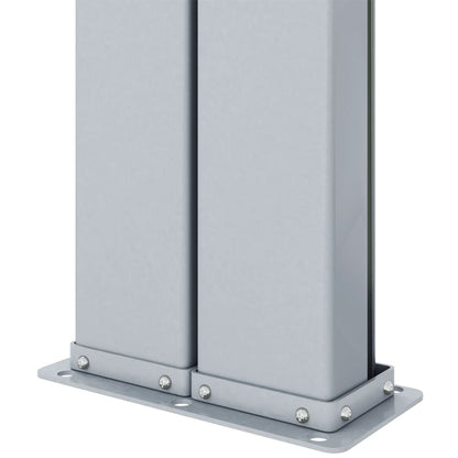 Seitenmarkise Ausziehbar Blau 180x1000 cm