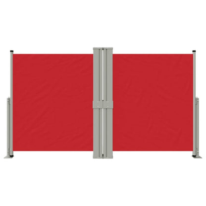 Seitenmarkise Ausziehbar Rot 140x1200 cm