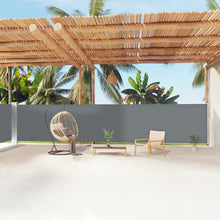 Seitenmarkise Ausziehbar Anthrazit 160x1200 cm