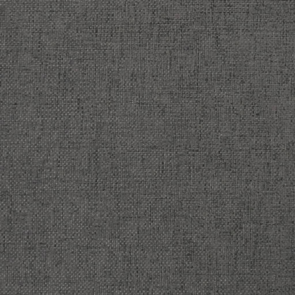 Schaukelstuhl Dunkelgrau Stoff