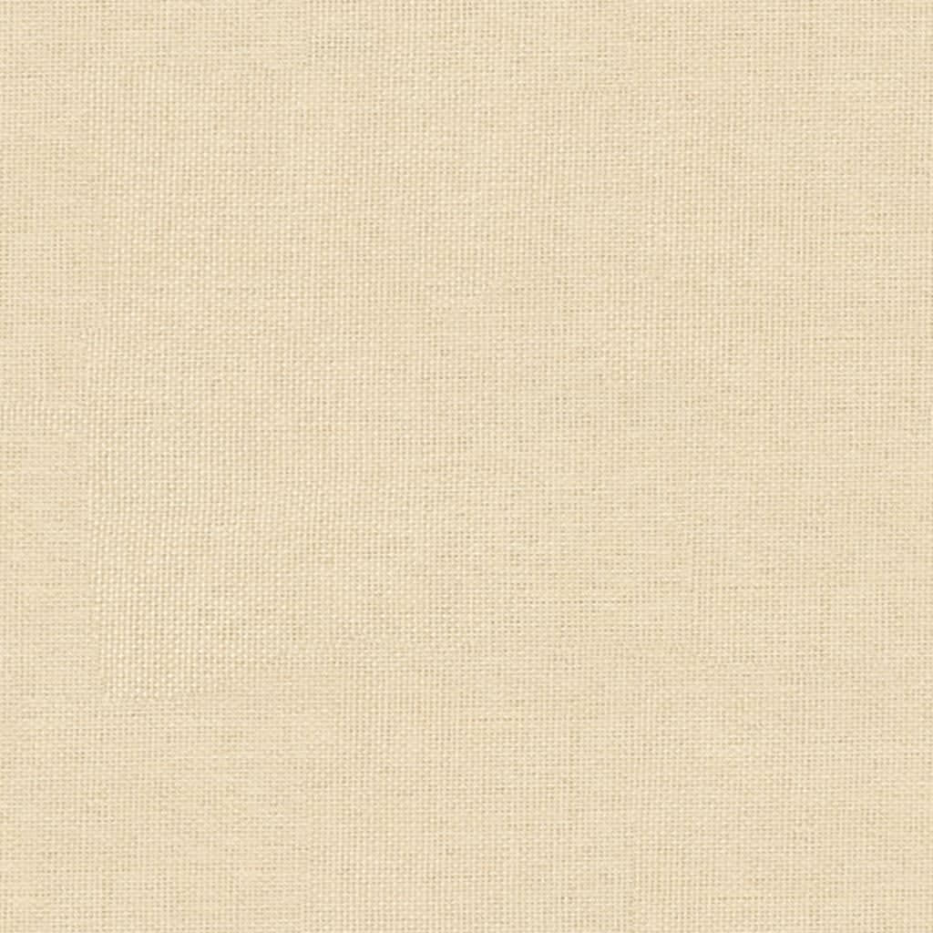 Schaukelstuhl Creme Stoff