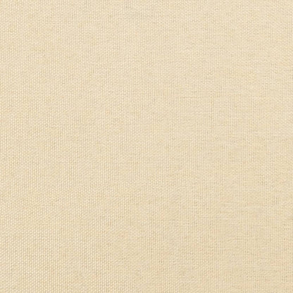 Fußhocker Creme 45x29,5x35 cm Stoff