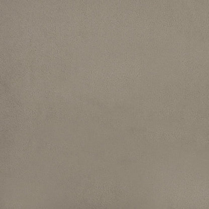 Fußhocker Hellgrau 60x60x36 cm Samt